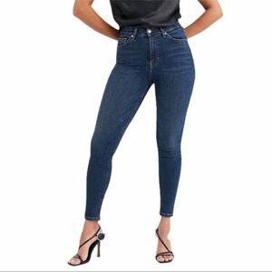 Top Shop 30x30 Dark Blue Women's Skinny Jeans
